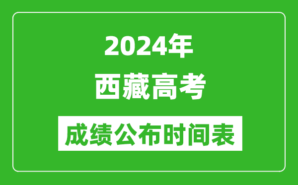 2024年西藏高考分數(shù)線一覽表（含一本,二本,專科分數(shù)線）